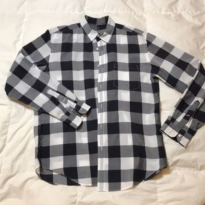 J*Crew lightweight shirt, oversized gingham.
